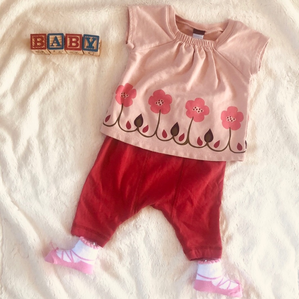 🐣Tea Collection outfit cherry blossom size 0-3